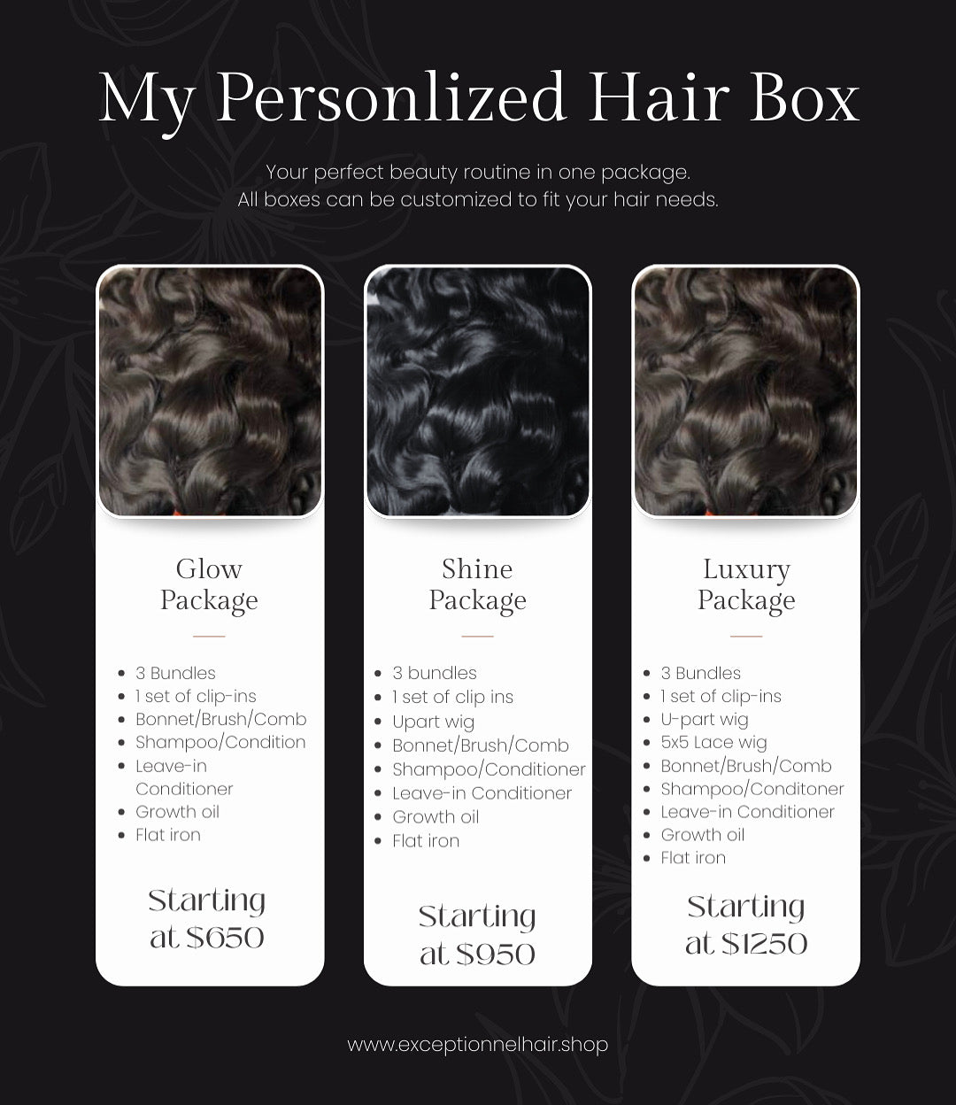 My Personalized Hair Box