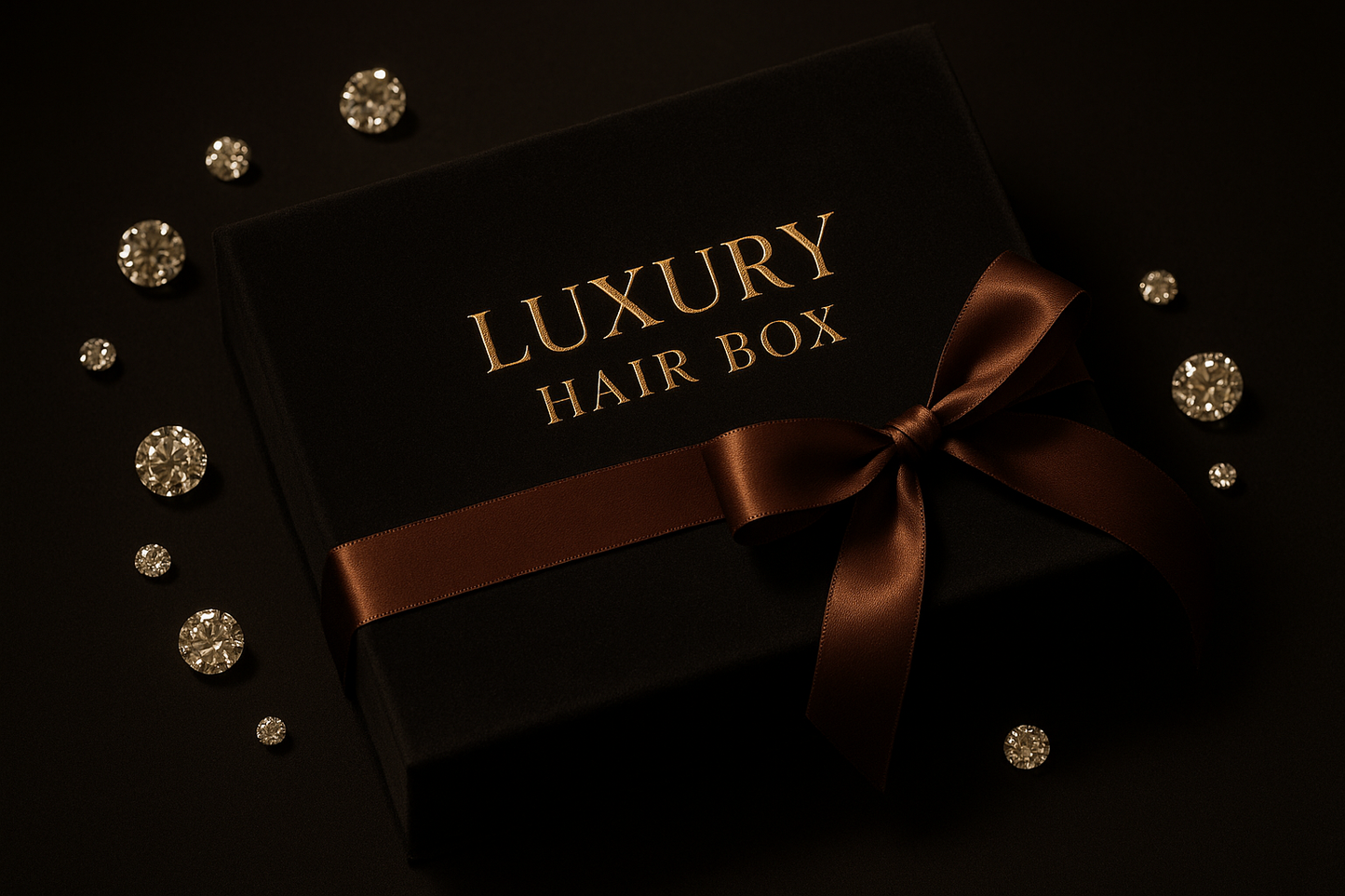 yes but close the box and write Luxury Hair Box 